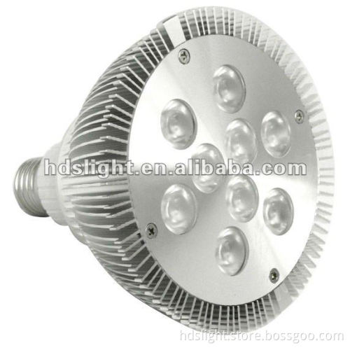 9w e27 high power par 38 led spot lights